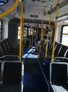 Amalgamated  Bus inside