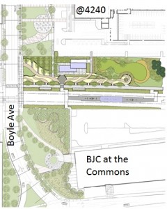 Rendering of new MetroLink Station at Cortex