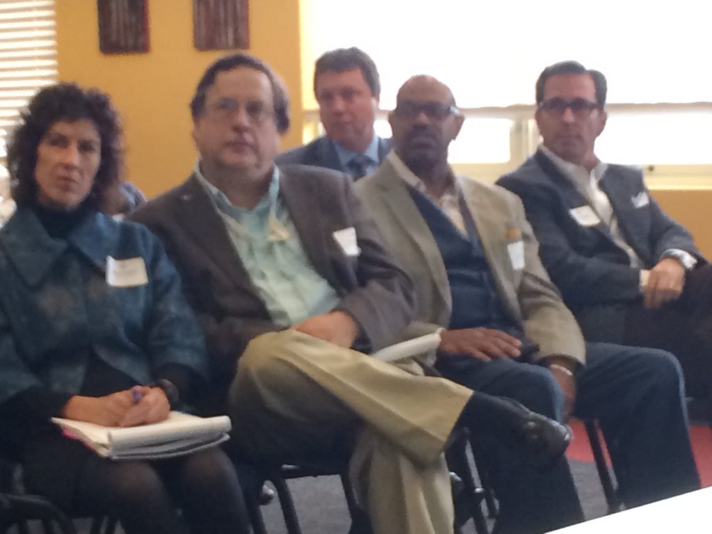 Local panel of experts including Mary Campbell, Washington University; Don Roe, Urban Planning and Design Agency; Kevin Triggs, St. Vincent's Greenway and Ken Christian, Stellar Management. 