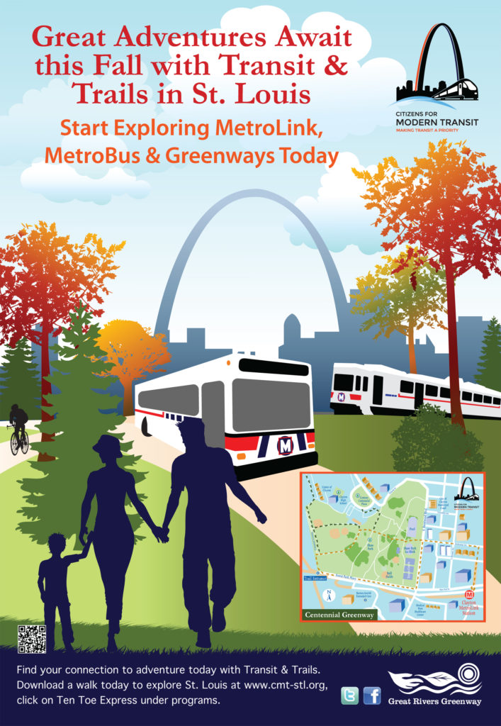 Let the adventures begin this Fall with Transit & Trails in the St. Louis region 