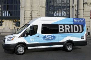 KCATA Wrapped Ford Transit Van photographed Feb. 10, 2016 in front of Kansas City's Union Station. Dave Kaup Photography 913-219-3569 davekaup.photo@gmail.com www.davekaup.com