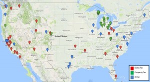 2016 Map of Transit Elections, Center for Transportation Excellence 