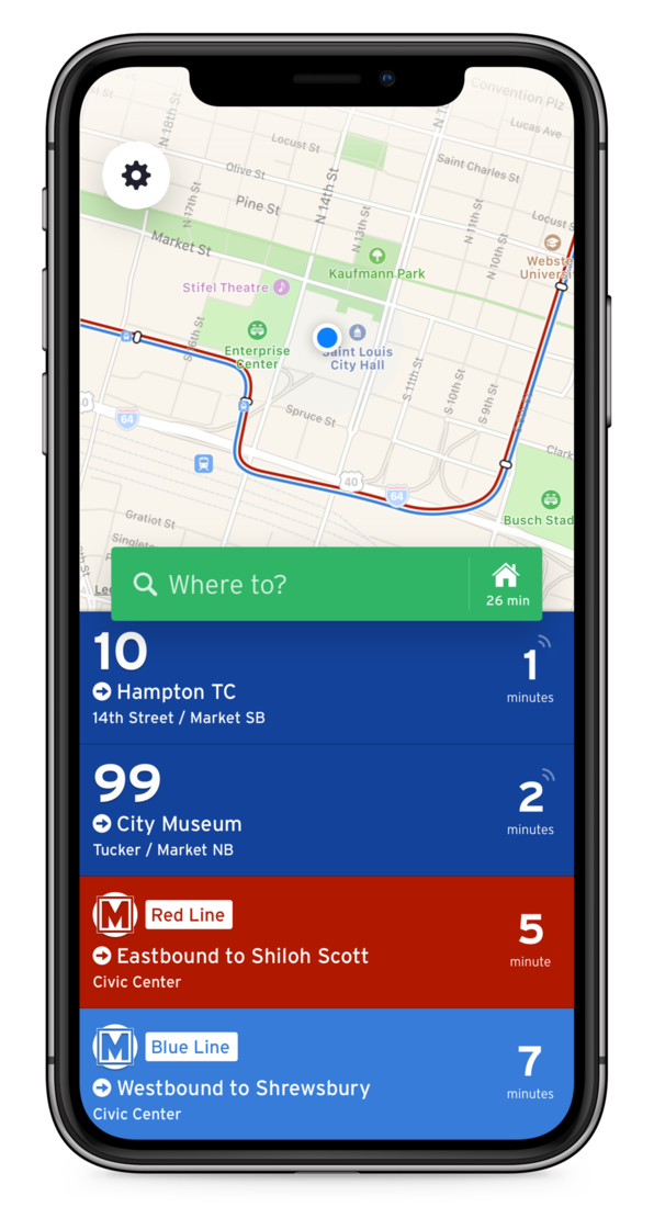 cell phone transit app